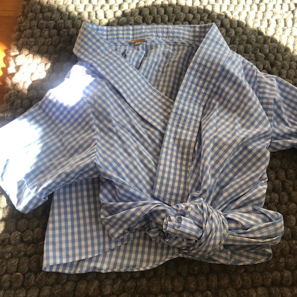 Johanna Ortiz cropped tie top